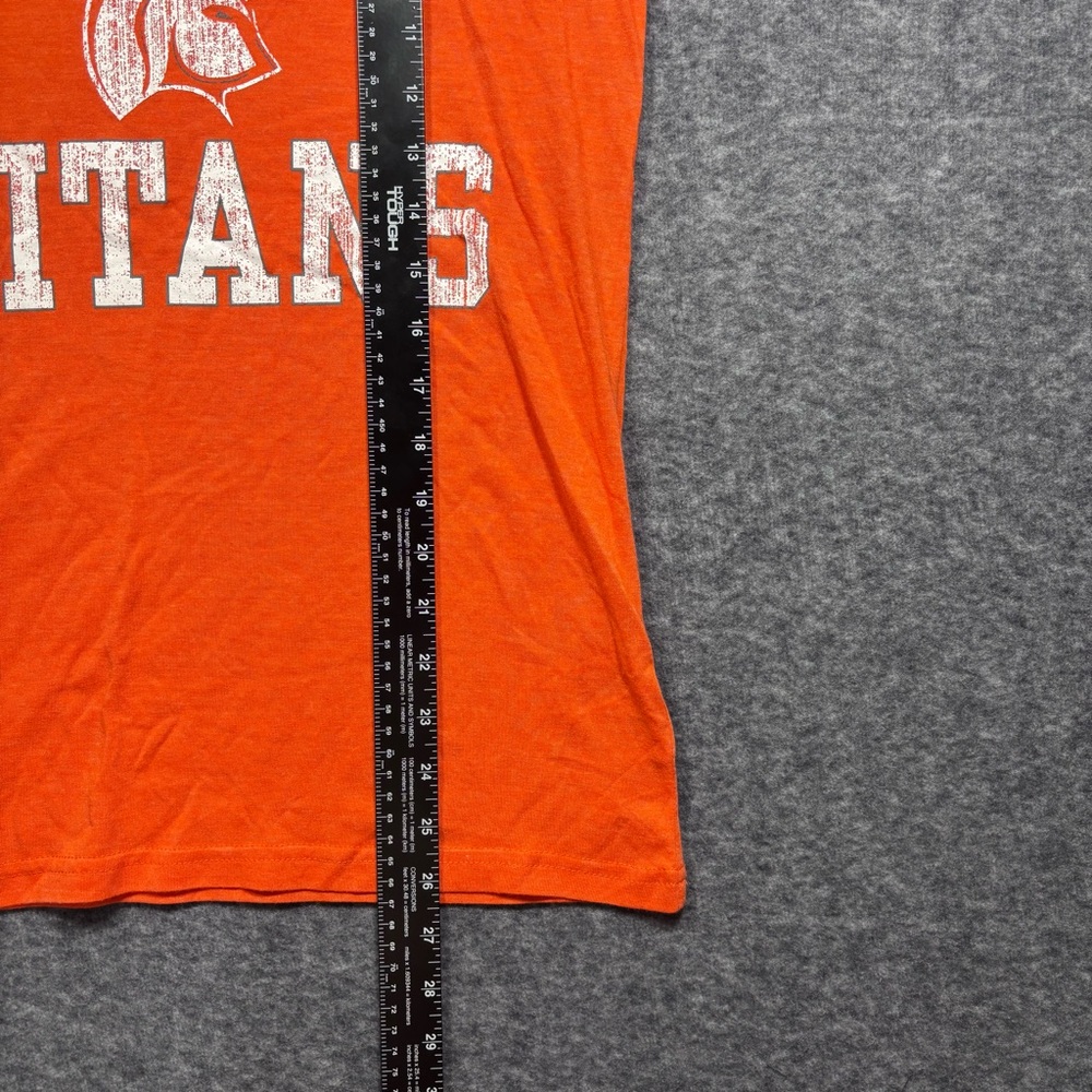 University Titans Bright Orange Long Sleeve Hooded Tee - Picture 9 of 12